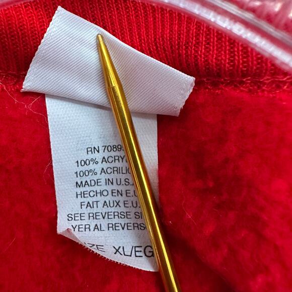 Christmas On Mainstreet Womens Vintage Holiday Sweatshirt Size XL Festive Retro - Picture 4 of 7